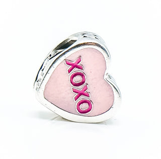 PANDORA Sweet Heart Candy Sterling Silver Charm
