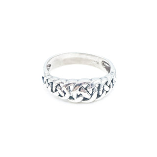 Sterling Silver Celtic Knot Ring Size 8