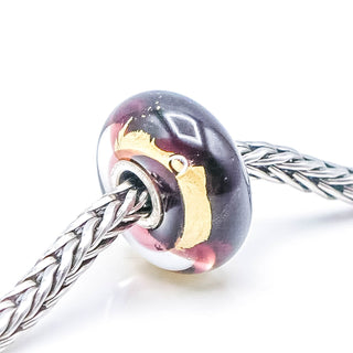 TROLLBEADS Third Eye Bead Sterling Silver Charm With 22K Gold