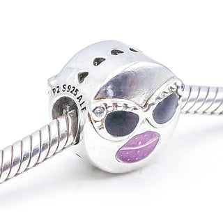Pandora Stay Cool Emoji Sterling Silver Charm