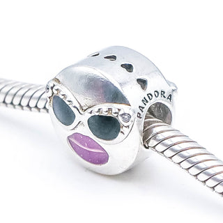 Pandora Stay Cool Emoji Sterling Silver Charm