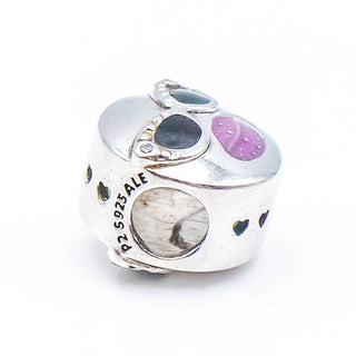 Pandora Stay Cool Emoji Sterling Silver Charm