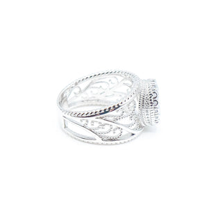 Bella Luce White Cubic Zirconia Sterling Silver Ring Size 7.5