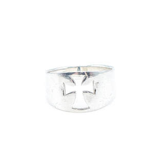 Vintage Silver Cross Ring Size 5.5