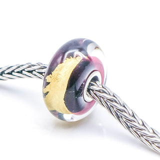 TROLLBEADS Third Eye Bead Sterling Silver Charm With 22K Gold