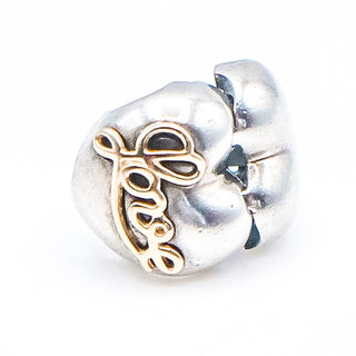 Pandora Heart of Love Sterling Silver Clip Charm
