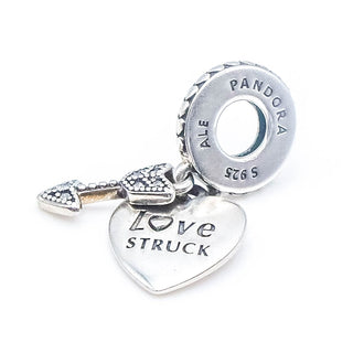 PANDORA RARE Special Edition Love Struck Sterling Silver Charm