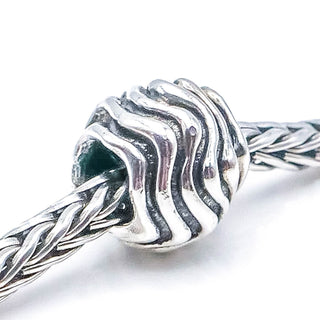 TROLLBEADS Waves Bead Sterling Silver Charm