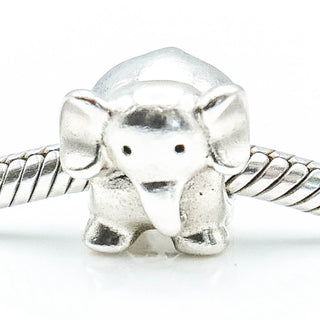 PANDORA Elephant Charm Alabama Football Mascot Sterling Silver Bead