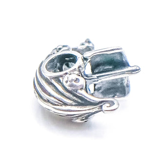 ESKE STORM Magic Rune Viking Ship Sterling Silver Charm - Retired