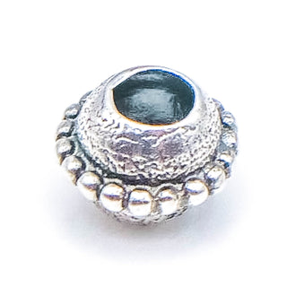 TROLLBEADS Small Planet Bead Sterling Silver Charm