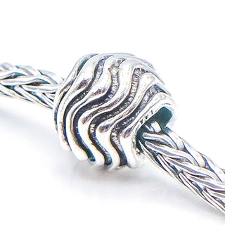 TROLLBEADS Waves Bead Sterling Silver Charm