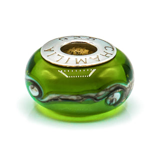 CHAMILIA Ireland Waves Murano Glass Charm With Sterling Silver Core