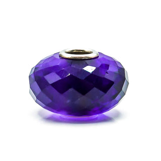 TROLLBEADS Amethyst Bead Sterling Silver Charm