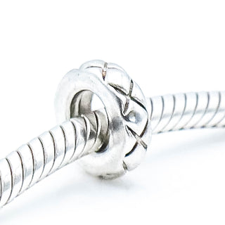 PANDORA Criss Cross Sterling Silver Spacer Charm