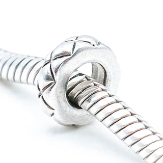 PANDORA Criss Cross Sterling Silver Spacer Charm