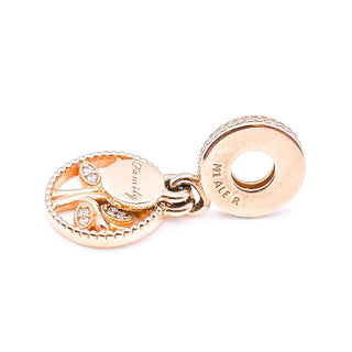 PANDORA Rose™ Family Tree Dangle 14K Rose Gold Plated Sterling Silver Charm