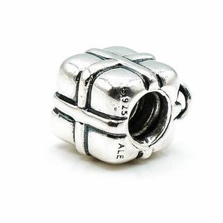 PANDORA Present With Bow Sterling Silver Gift Charm