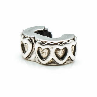 PANDORA Row of Hearts Clip Sterling Silver Row of Hearts Clip - 791978