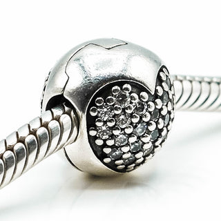 PANDORA Love of My Life Sterling Silver Clip Charm