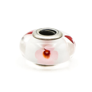 PANDORA Cherry Blossom Murano Glass Sterling Silver Charm