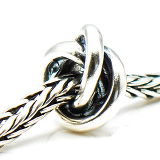 TROLLBEADS Lucky Knot Bead Sterling Silver Charm
