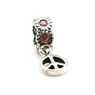 Pandora Peace Sign Sterling Silver Dangle Charm