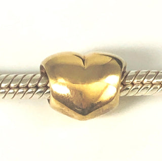 PANDORA 14K Gold Heart G585 ALE Charm 14K Gold Bead