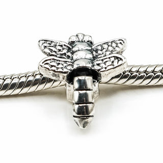 Vintage Designer Dragonfly Sterling Silver Charm With Moving Tail