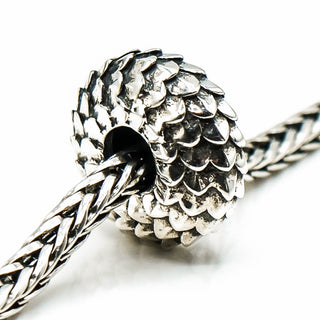 ELFBEADS Scales Sterling Silver Charm