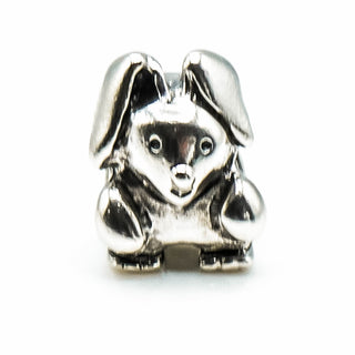 PANDORA Rabbit Sterling Silver Easter Rabbit Animal Charm Bead