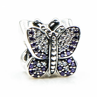 PANDORA Sparkling Butterfly Sterling Silver Charm