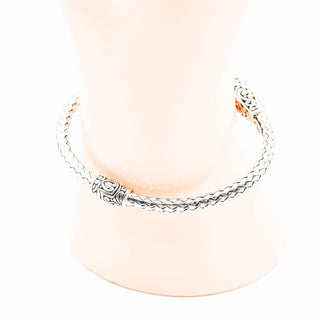 Bali Design 7-Inch Mystic Quartz Sterling Silver Cuff Bracelet