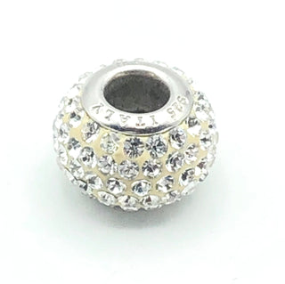 Kay Jewelers CHARMED MEMORIES Sterling Silver Clear Pave Swarovski Crystals Charm