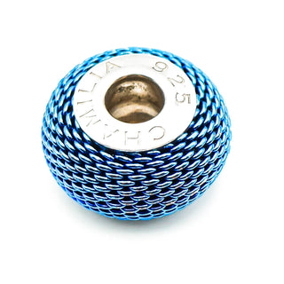 CHAMILIA Urban Links Blue Charm With Sterling Silver Core