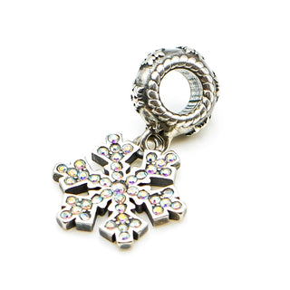 Kay Jewelers CHARMED MEMORIES Disney Frozen Snowflake Sterling Silver Dangle Charm