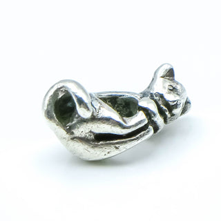 TROLLBEADS Big Cat Bead Sterling Silver Charm