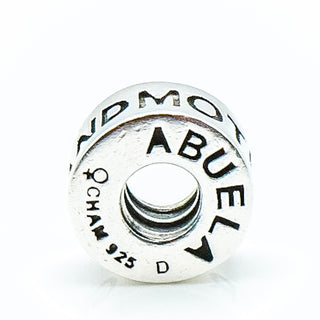 CHAMILIA Sterling Silver Grandmother Charm Bead