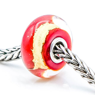 TROLLBEADS Root Chakra Bead Sterling Silver Charm With 22K Gold