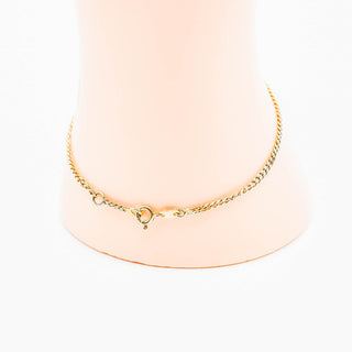 Vintage 14K Gold Bracelet With Infinity Rings Size 6.7 or 7.5 Inches