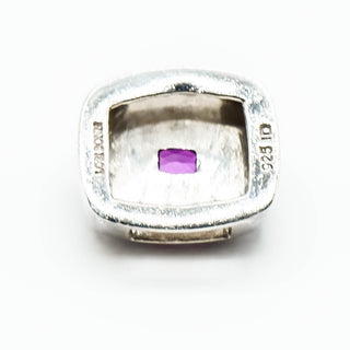 LORI BONN Lights Camera Fashion Sterling Silver Synthetic Sapphire Slide Charm