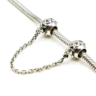PANDORA Love Connection S925 ALE Sterling Silver Safety Chain