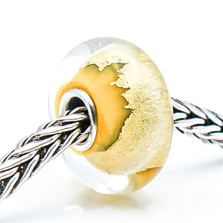 TROLLBEADS Power Chakra Bead Sterling Silver Charm With 22K Gold