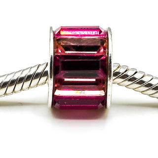 CHAMILIA The Swarovski Collection Pink Baguette Sterling Silver Charm
