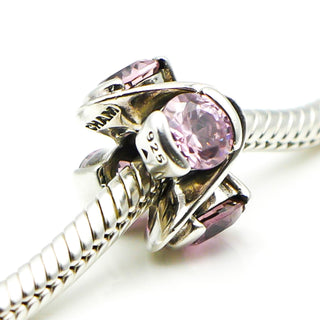 CHAMILIA Forever Pink CZ Sterling Silver Charm