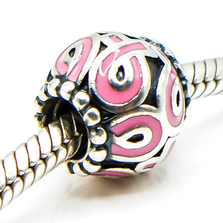 PANDORA Limited Edition Pink Ribbon Sterling Silver Breast Cancer Awareness Charm