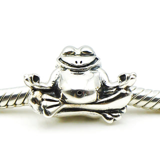 CHAMILIA Sterling Silver Yoga Frog Charm