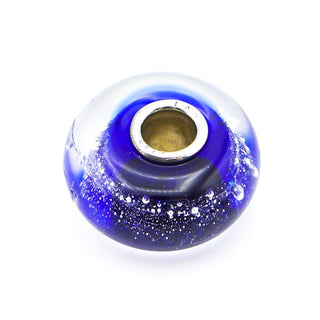 TROLLBEADS Milky Way Glass Bead Sterling Silver Core Charm