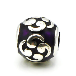 PANDORA Purple Zen Sterling Silver Charm