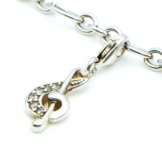 THOMAS SABO Treble Clef Sparkly Sterling Silver Charm